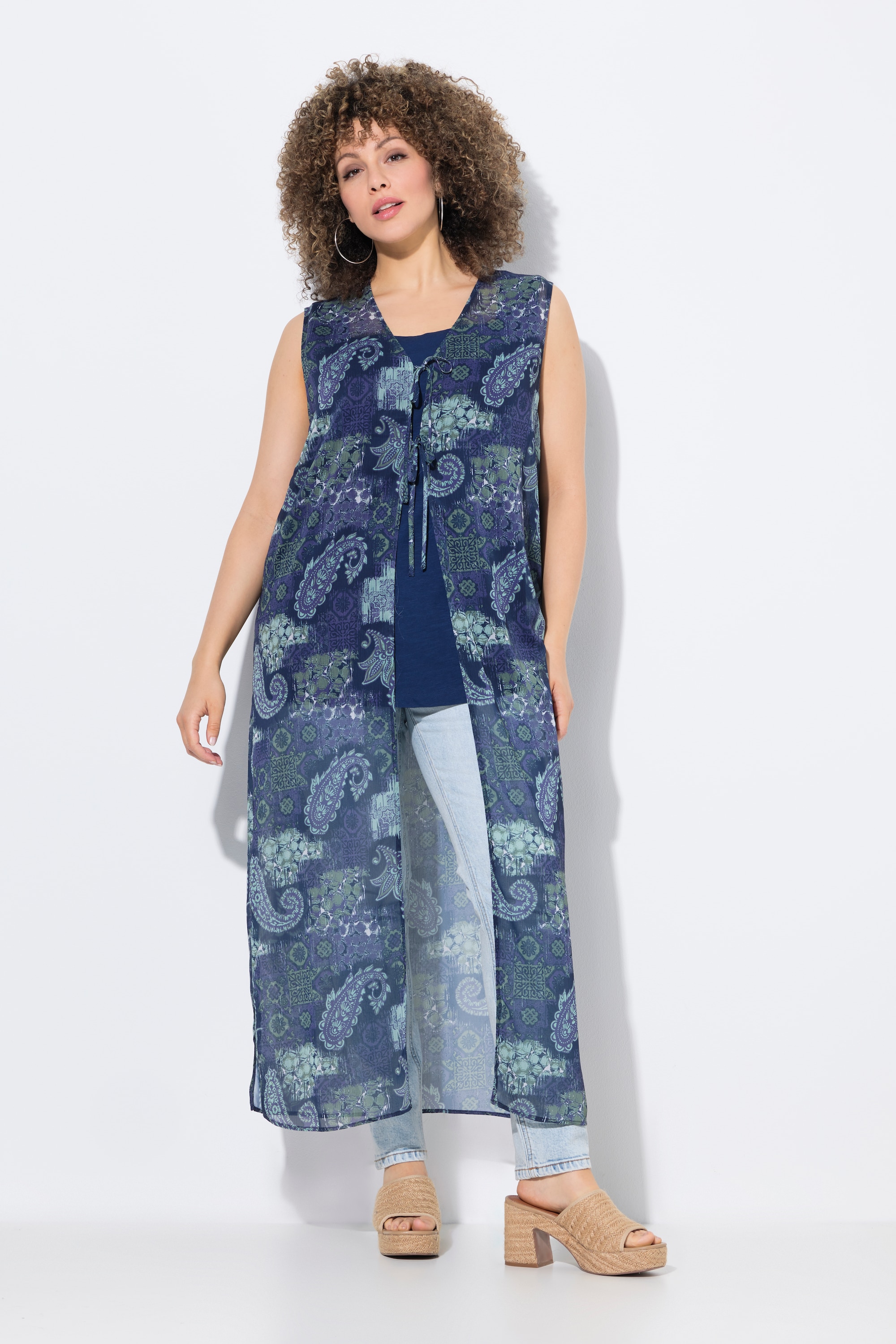 Blouse longue sans manches, ULLA POPKEN