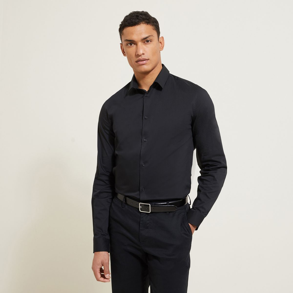 Chemise extra longue homme hot sale