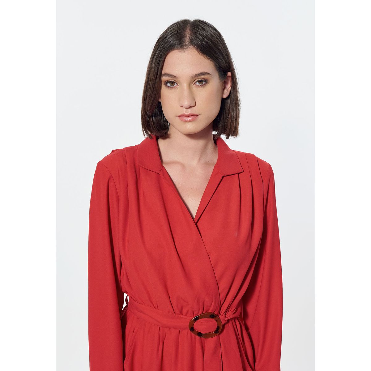 la redoute robe rouge femme