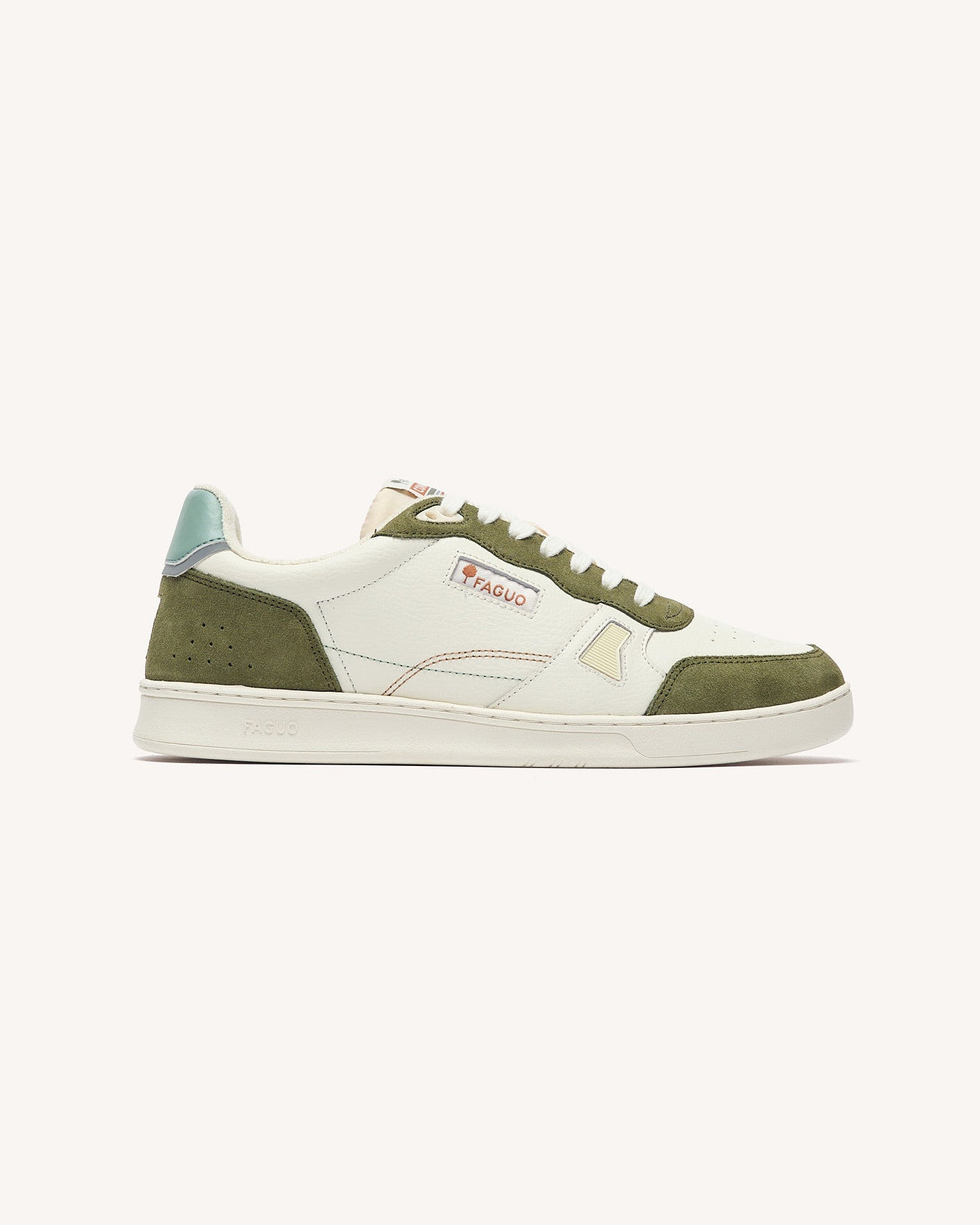 Baskets basses cuir suede COMMUTE 1, FAGUO