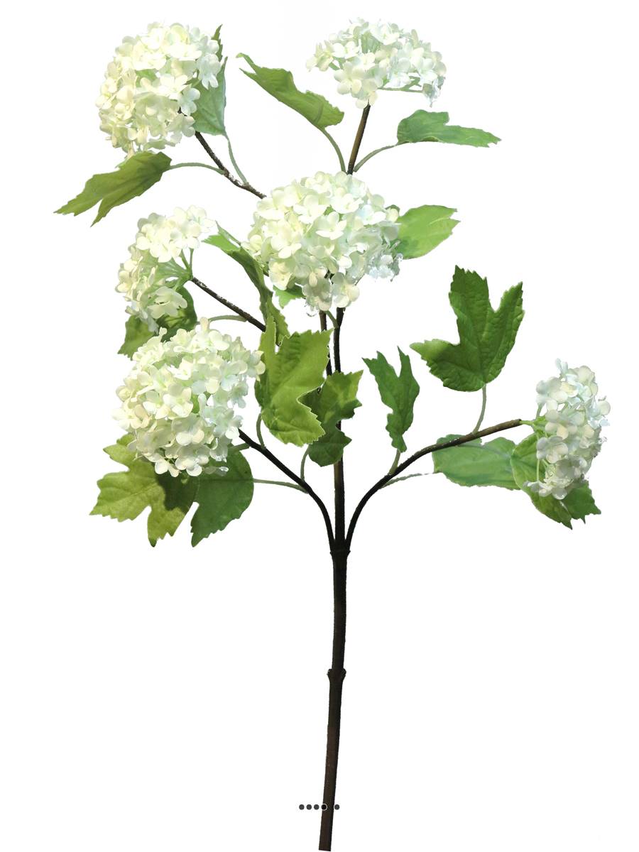 Branche de Viorne artificielle, 6 têtes, H, ARTIFICIELLES