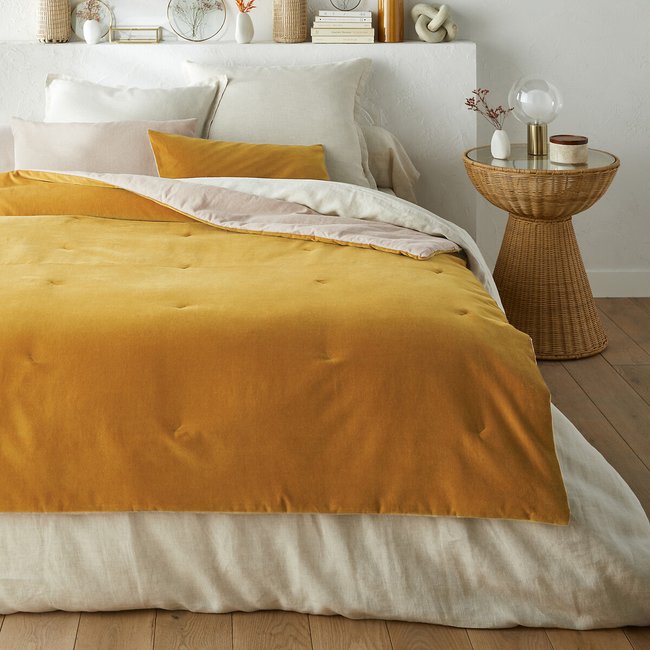Velvet Cotton Bedspread - LA REDOUTE INTERIEURS