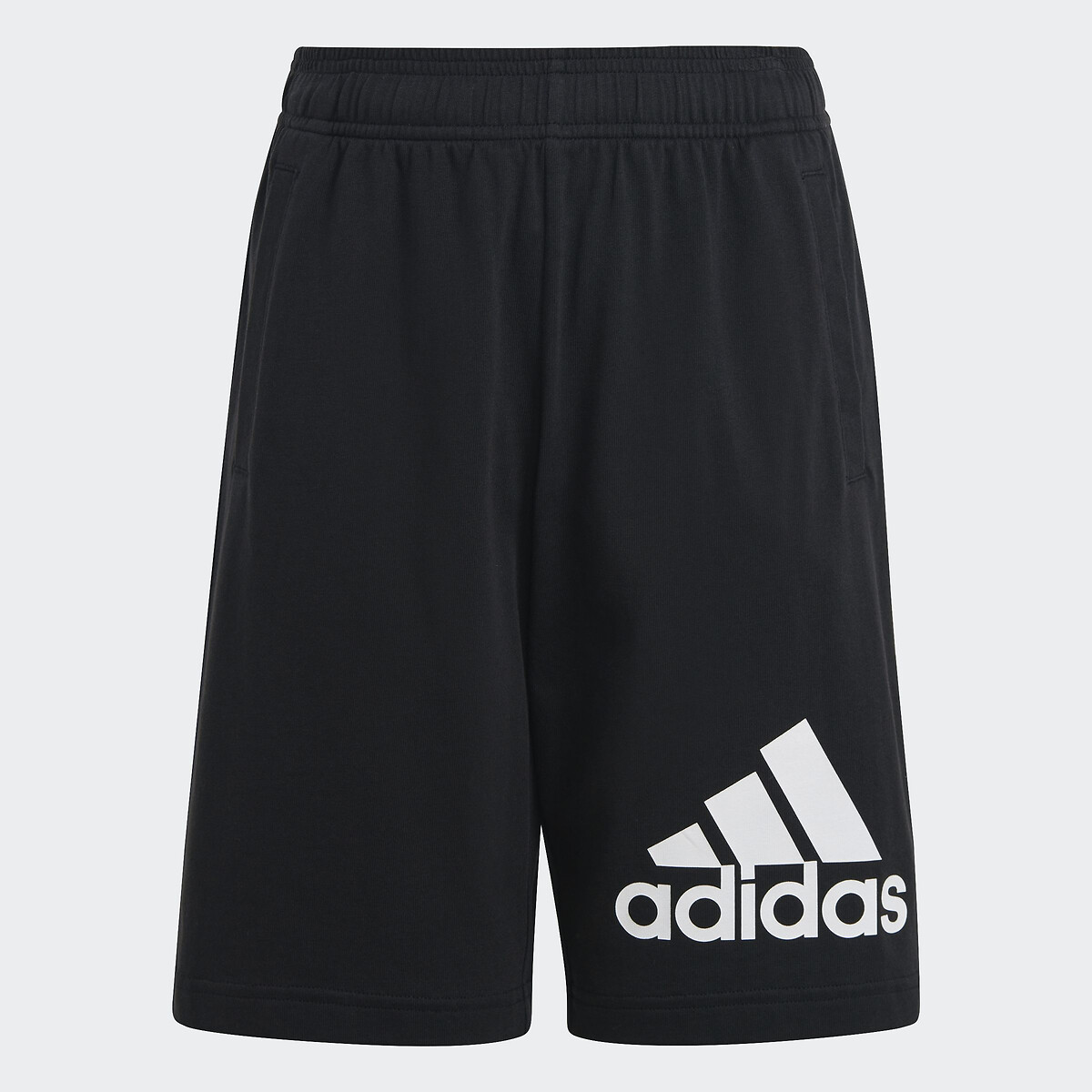 Cotton Fleece Sports Shorts with Logo Print