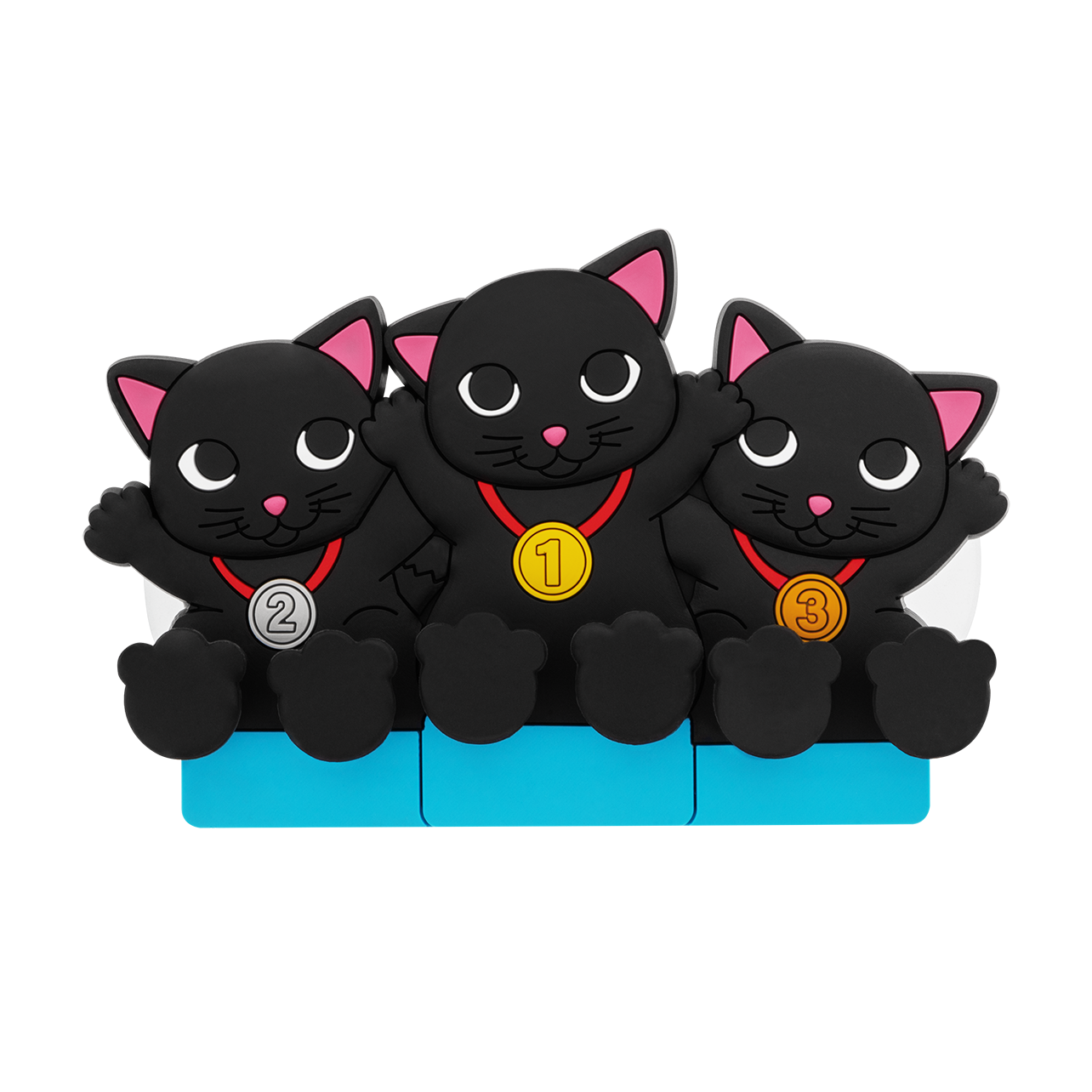 Support porte 3 brosses à dents Anitoothi, PYLONES