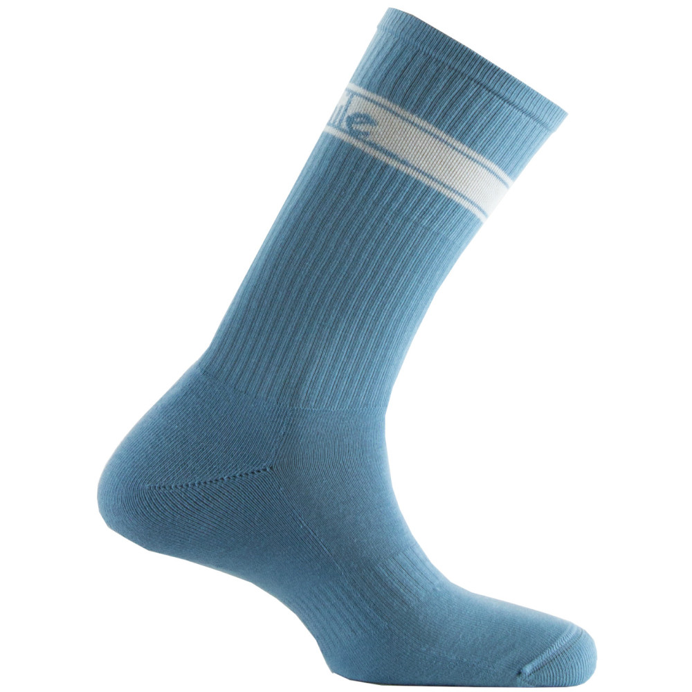 Mi-chaussettes colorées en Coton Sport Achile Made in France, ACHILE