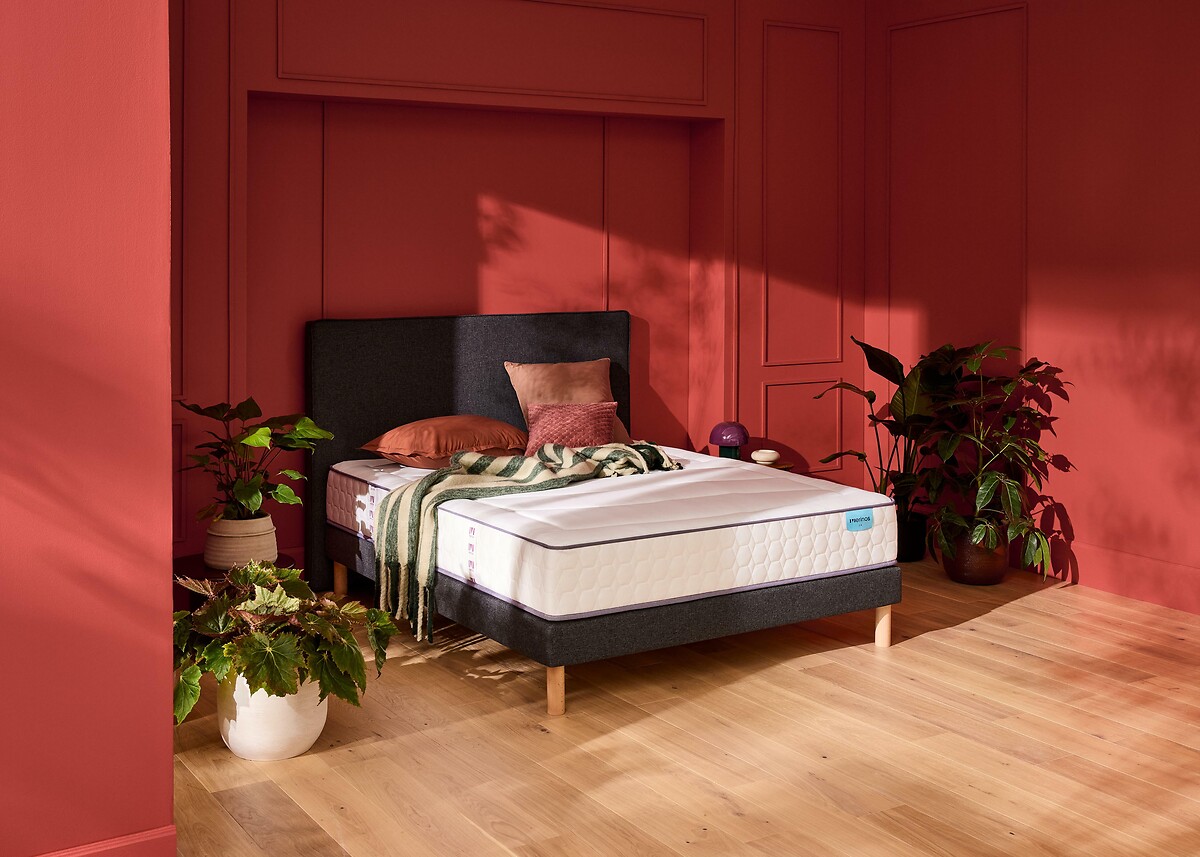 Matelas 580 ressorts ensachés 5 zones, Beauty Bed, MERINOS