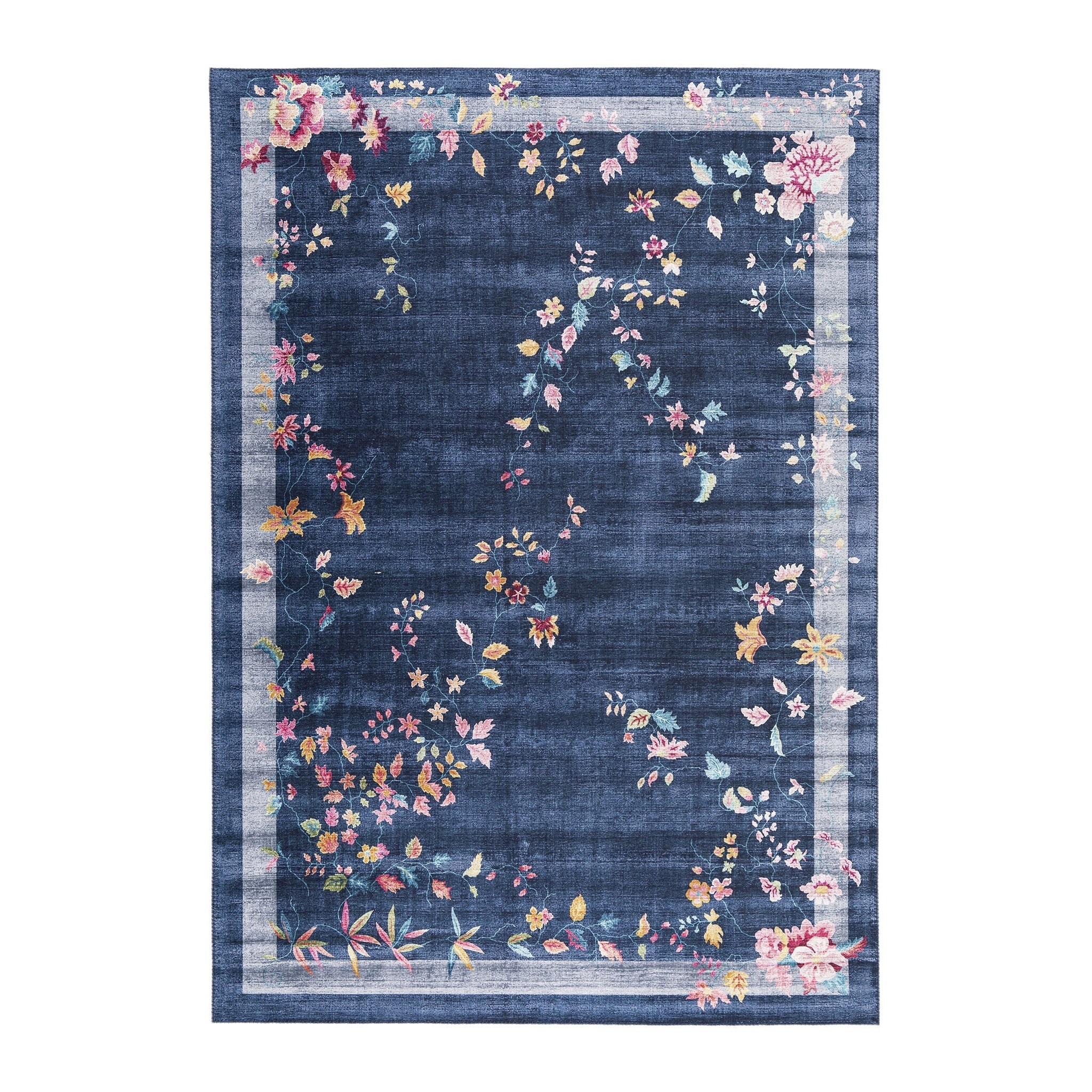 Tapis floral effet velours HORTENSE, AFK LIVING