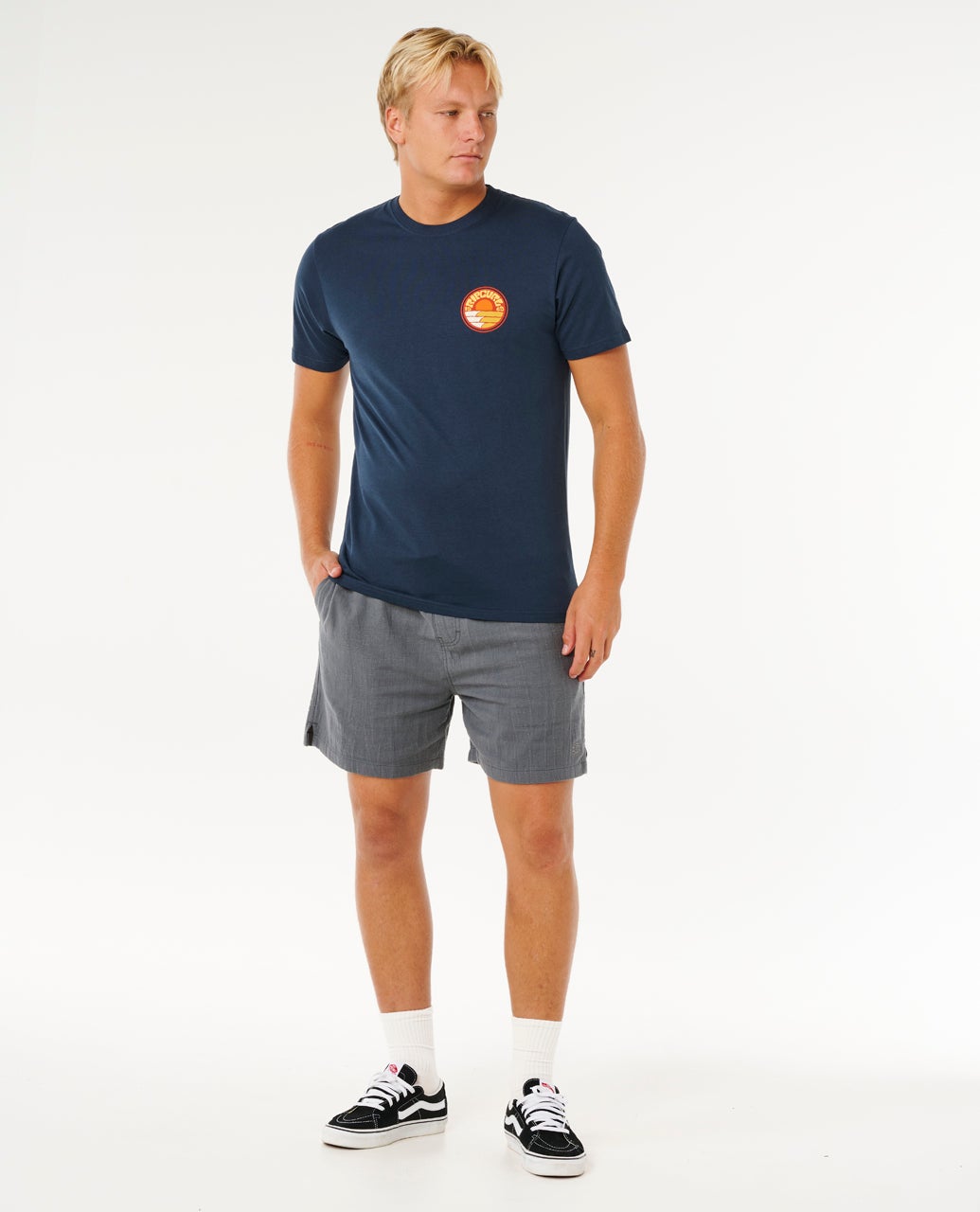T-shirt à manches courtes Pacific Rinse Stacked, RIP CURL