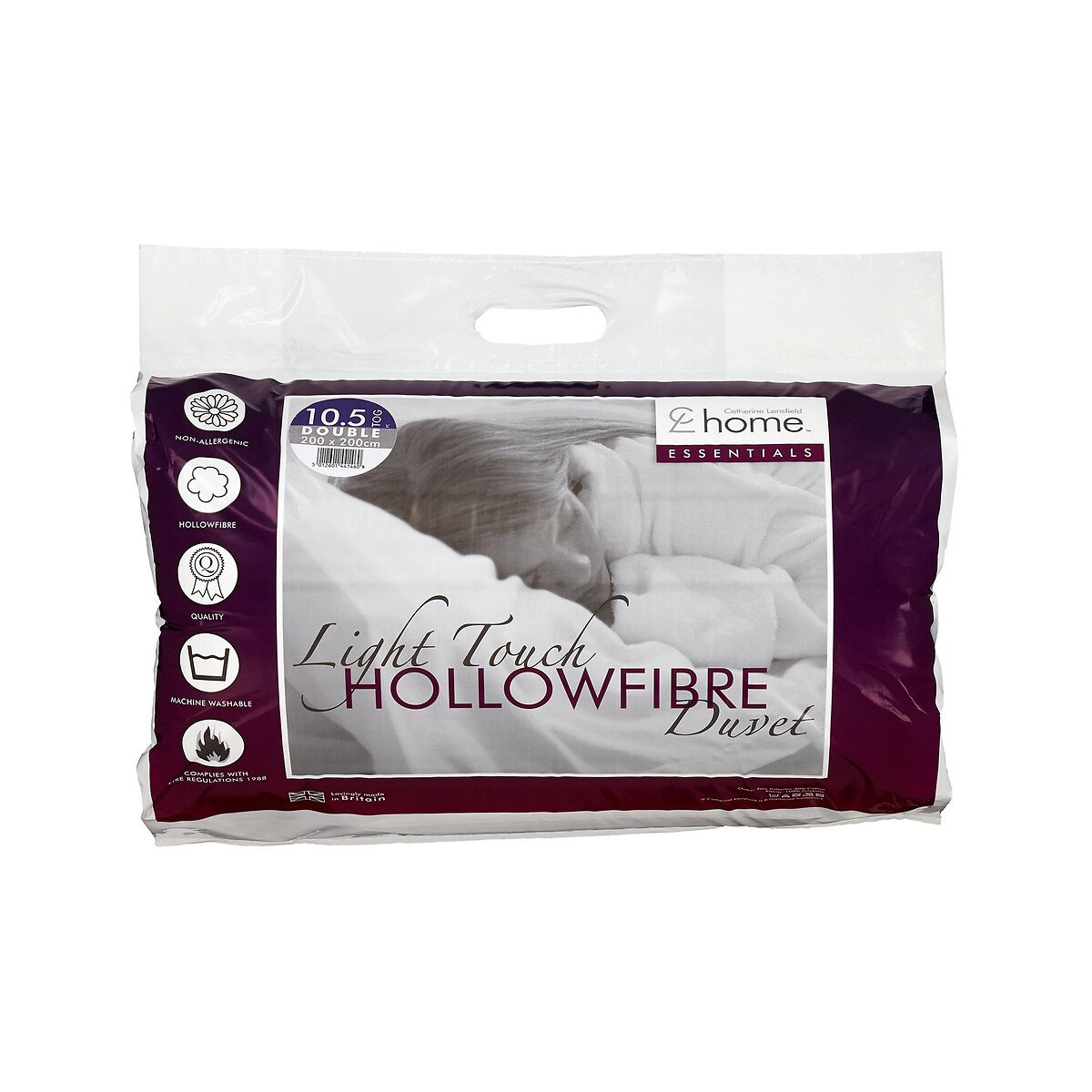 Hollowfibre 10.5 Tog Duvet, CATHERINE LANSFIELD