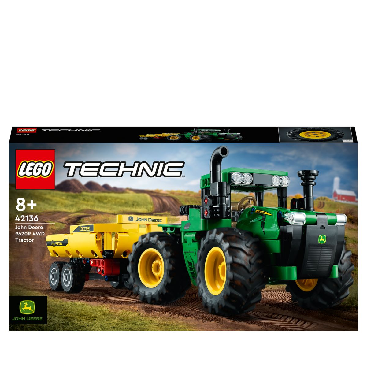 Tracteur john deere 9620r 4wd Lego