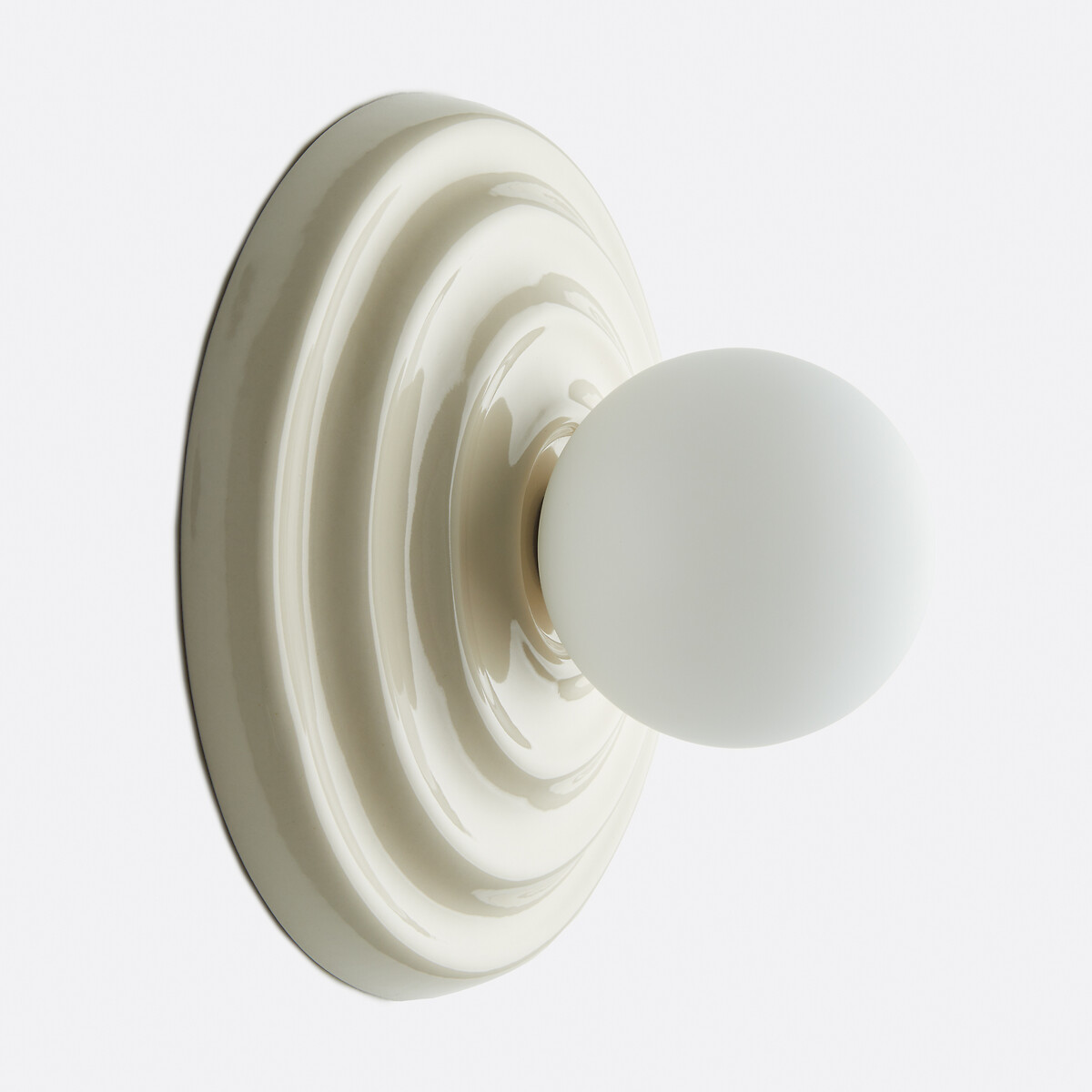 LA REDOUTE INTERIEURS Wandlamp van keramiek en opaline glas, Holi