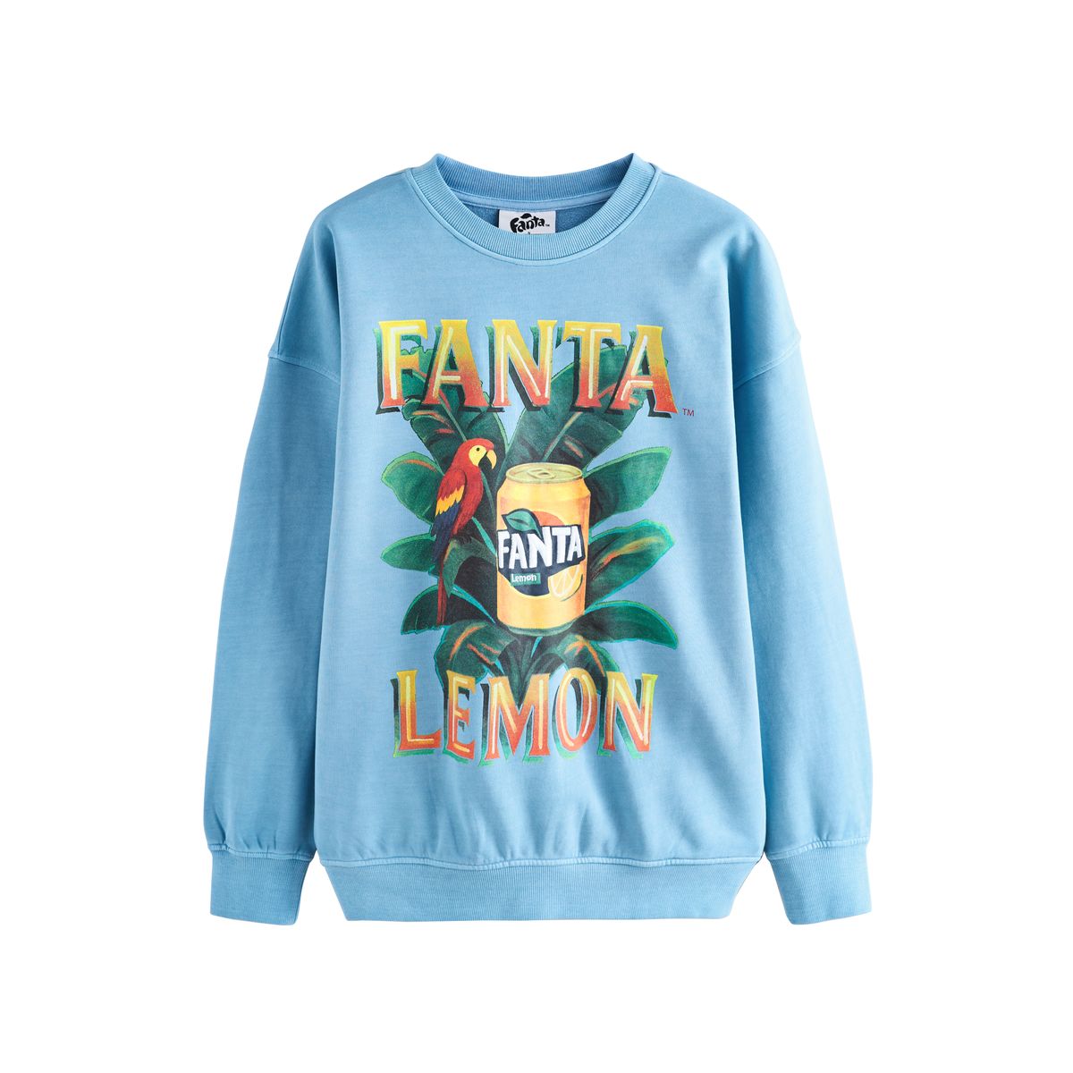Sweat délavé fanta lemon, NEXT