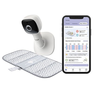 Dream+ Smart Baby Sensor Mat & Monitor - White HUBBLE