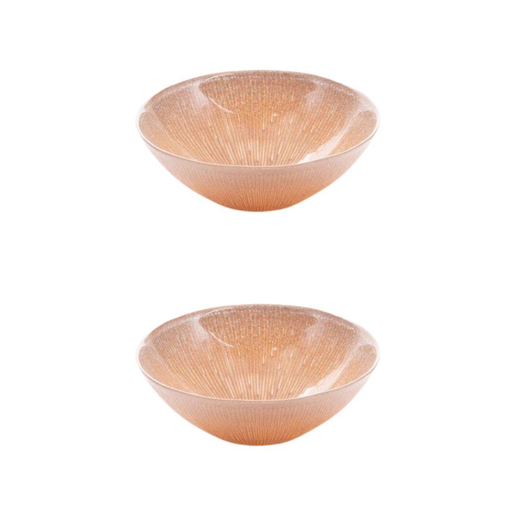 Coupelle Glitter doré 17 cm (lot de 2) - GLITTER, TABLE PASSION