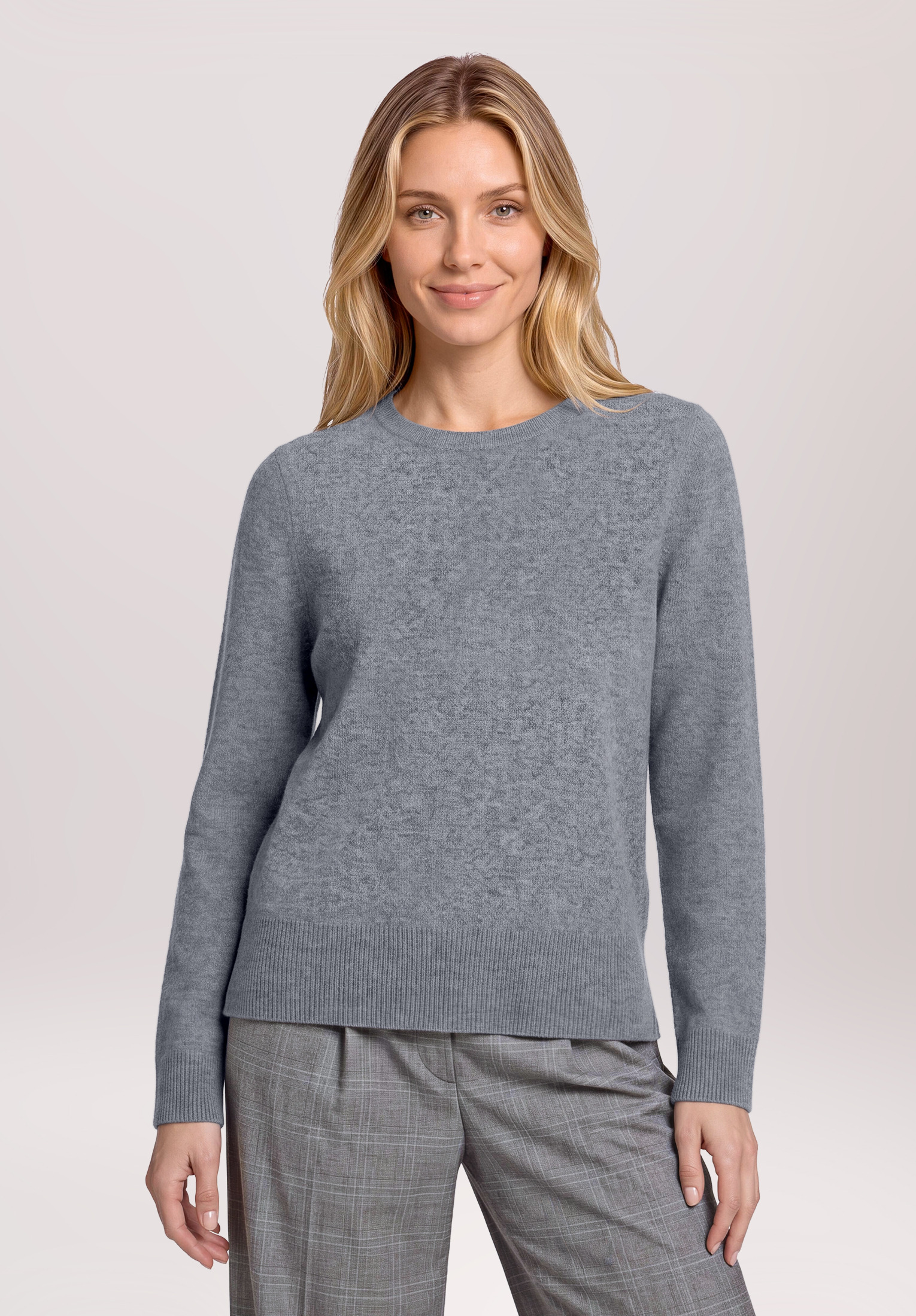 Pull-over en maille à encolure ronde, BETTY & CO