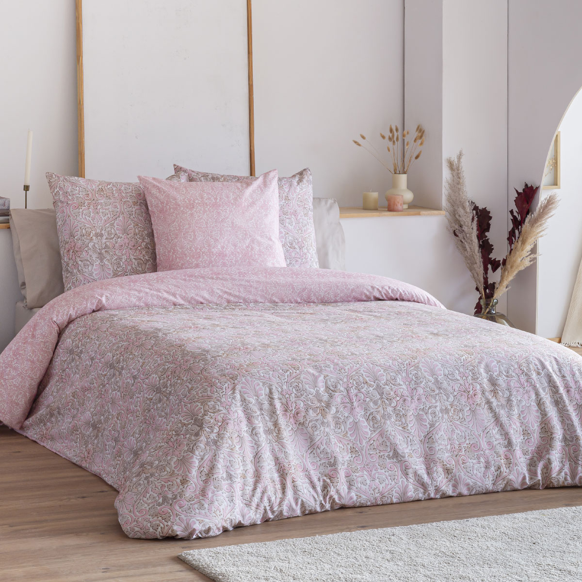 Housse de couette réversible en coton LEVIRA, NAF NAF HOME