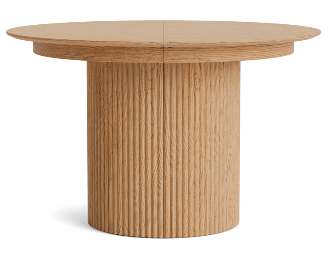 Table à manger ronde extensible bois, FREYA, BEST MOBILIER