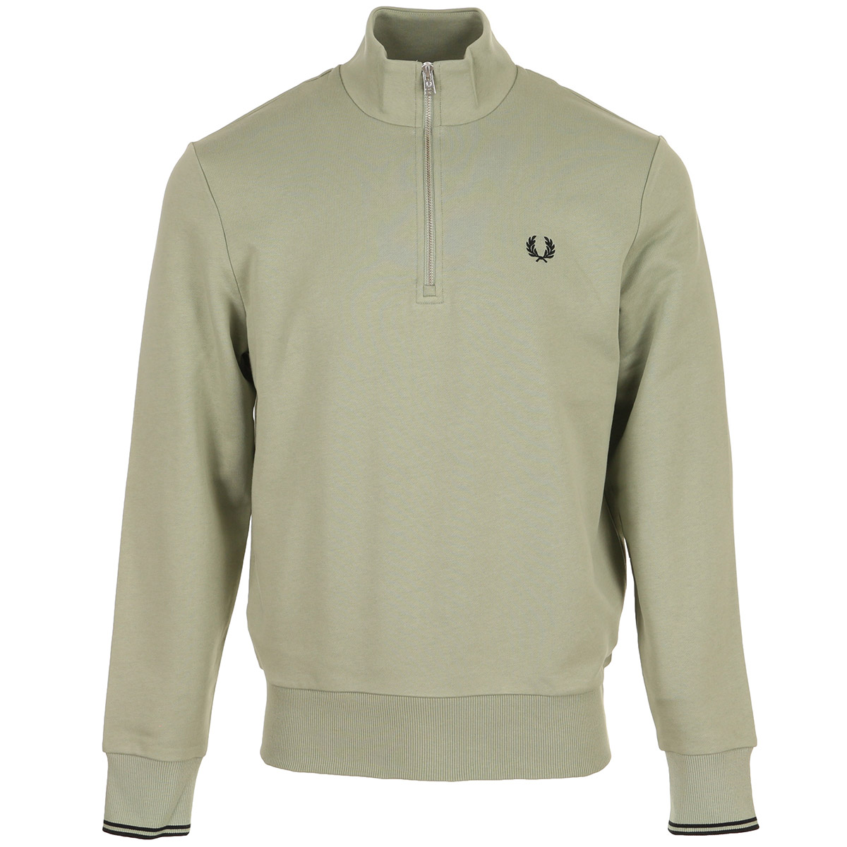 HALF ZIP SWEATSHIRT, FRED PERRY