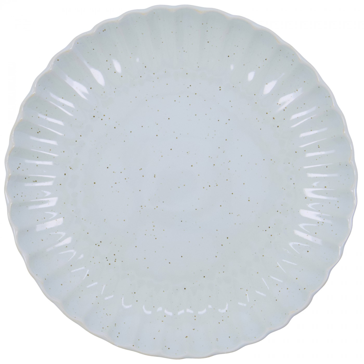 Assiette en grès Scallop dia 26 cm, HOUSE DOCTOR