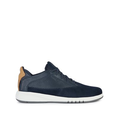 Aerantis Leather Perforated Trainers GEOX