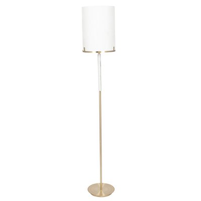 Champagne Gold and Marble Contrast Floor Lamp SO'HOME