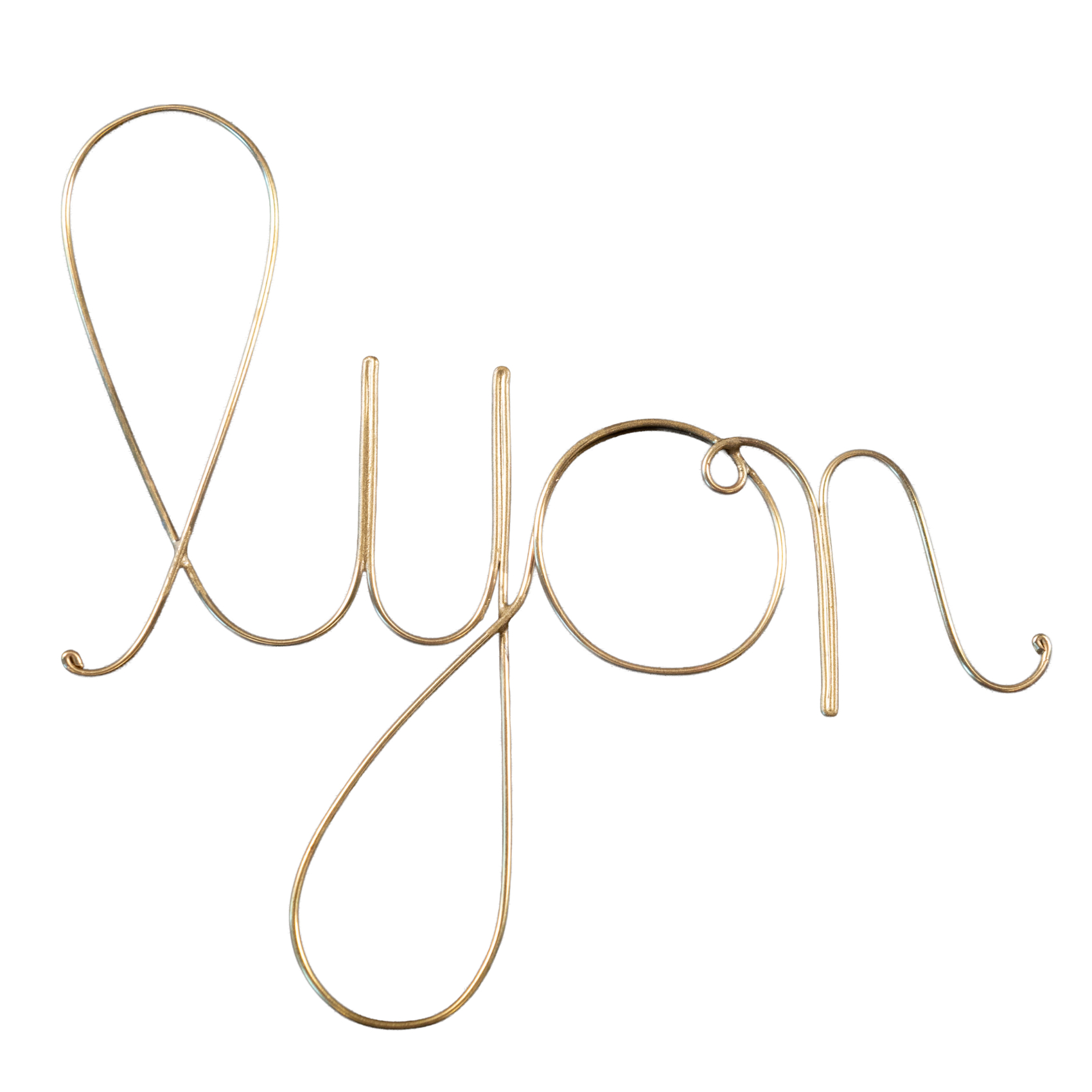 Mot fil de laiton "LYON" - LOJI, HOME MAISON