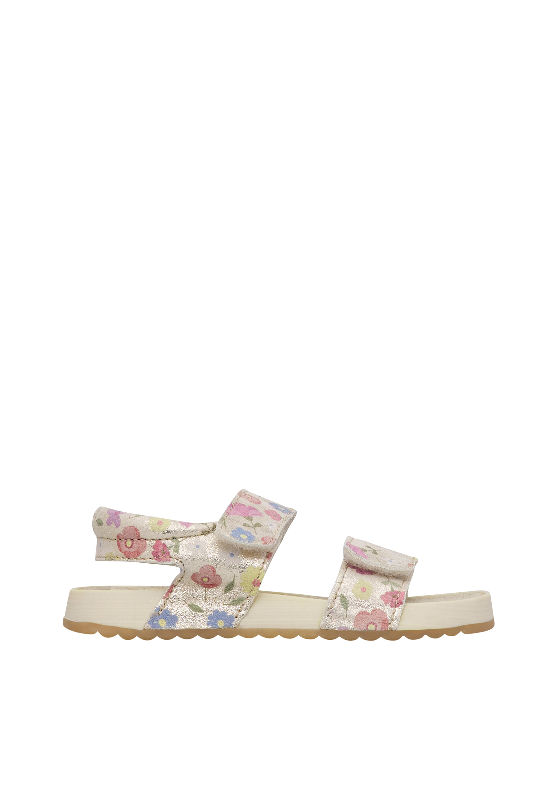Sandales en cuir avec des fleurs SALNY., NATURINO