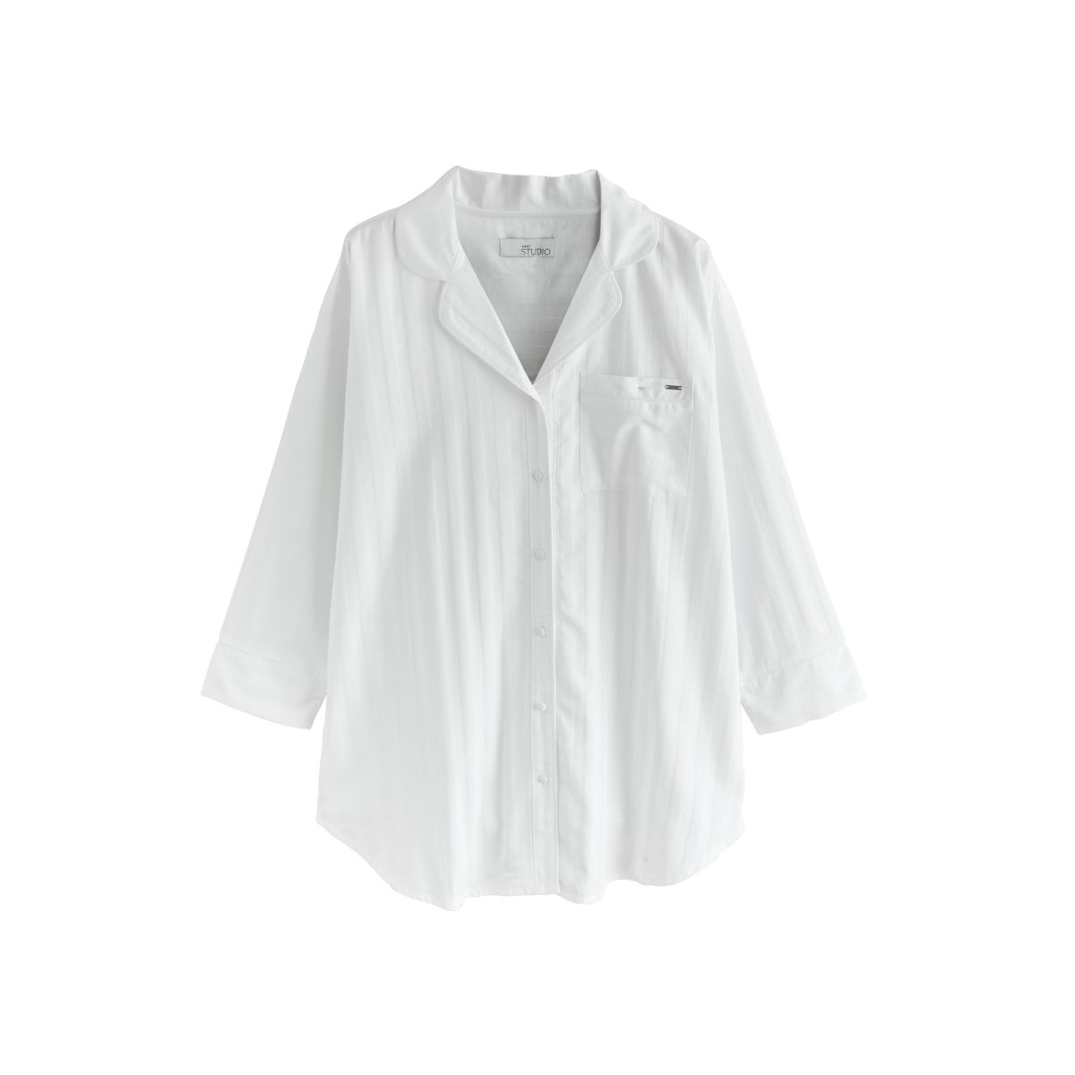 Chemise de nuit en mélange coton/tencel, NEXT