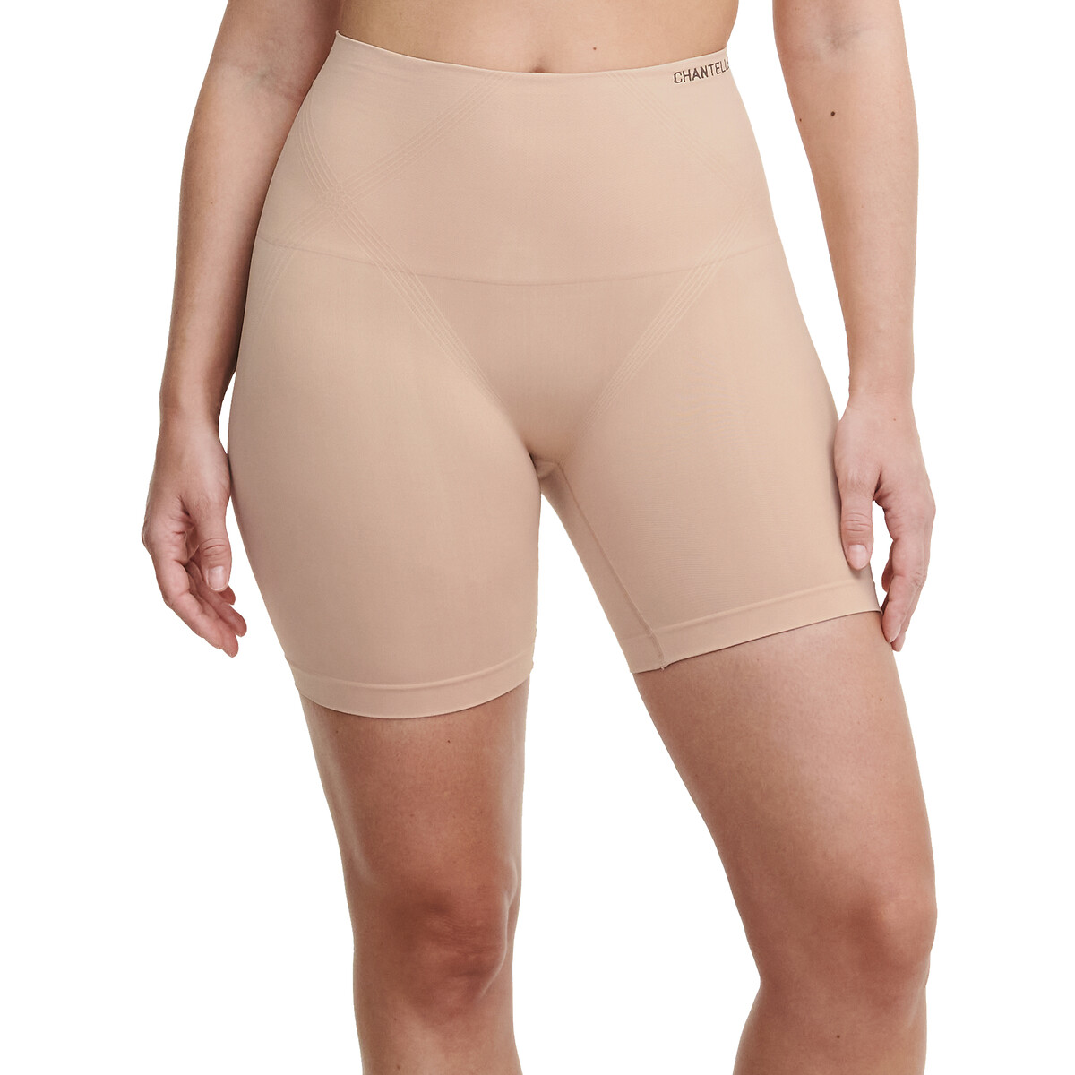 Image of Smooth Comfort Cycling Shorts with High Waist