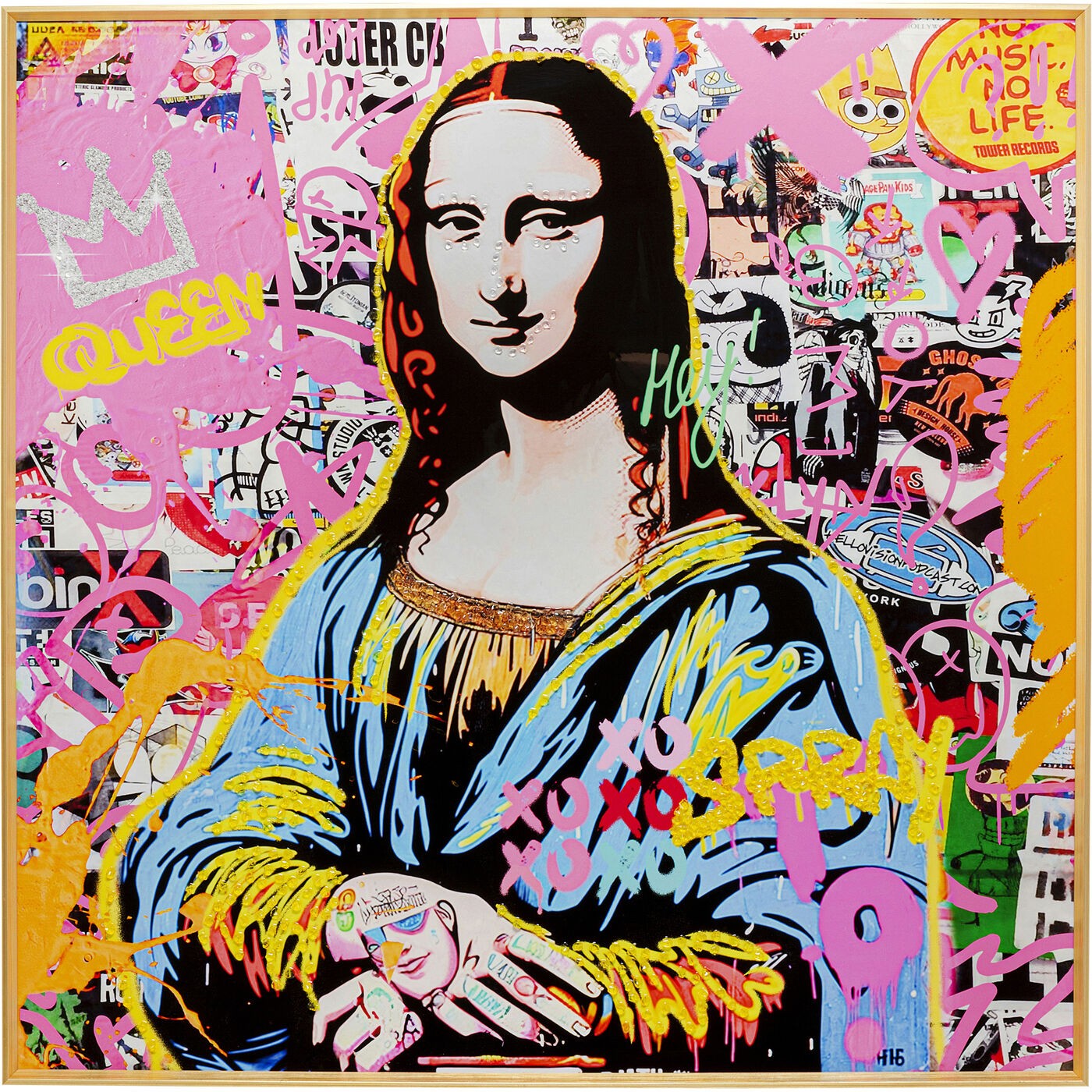 Affiche encadrée Lisa, LA VIVA, KARE DESIGN