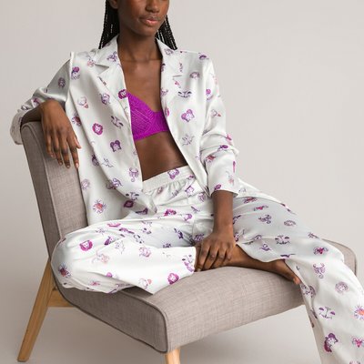 Bedrukte pyjama in satijn LA REDOUTE COLLECTIONS