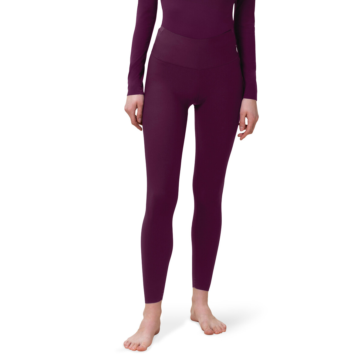 Organic Leggings Aubergine 