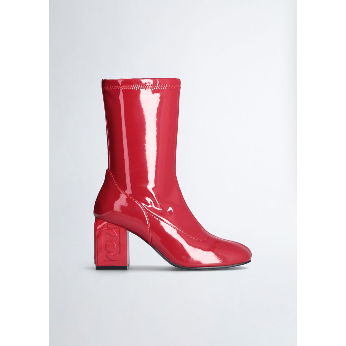 Bottines rouge vernis La Redoute