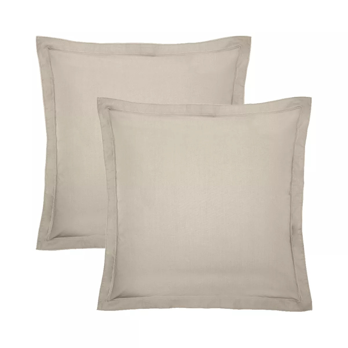 Lot de 2 taies percale de coton LA PERCALE FRANCAISE, GARNIER THIEBAUT