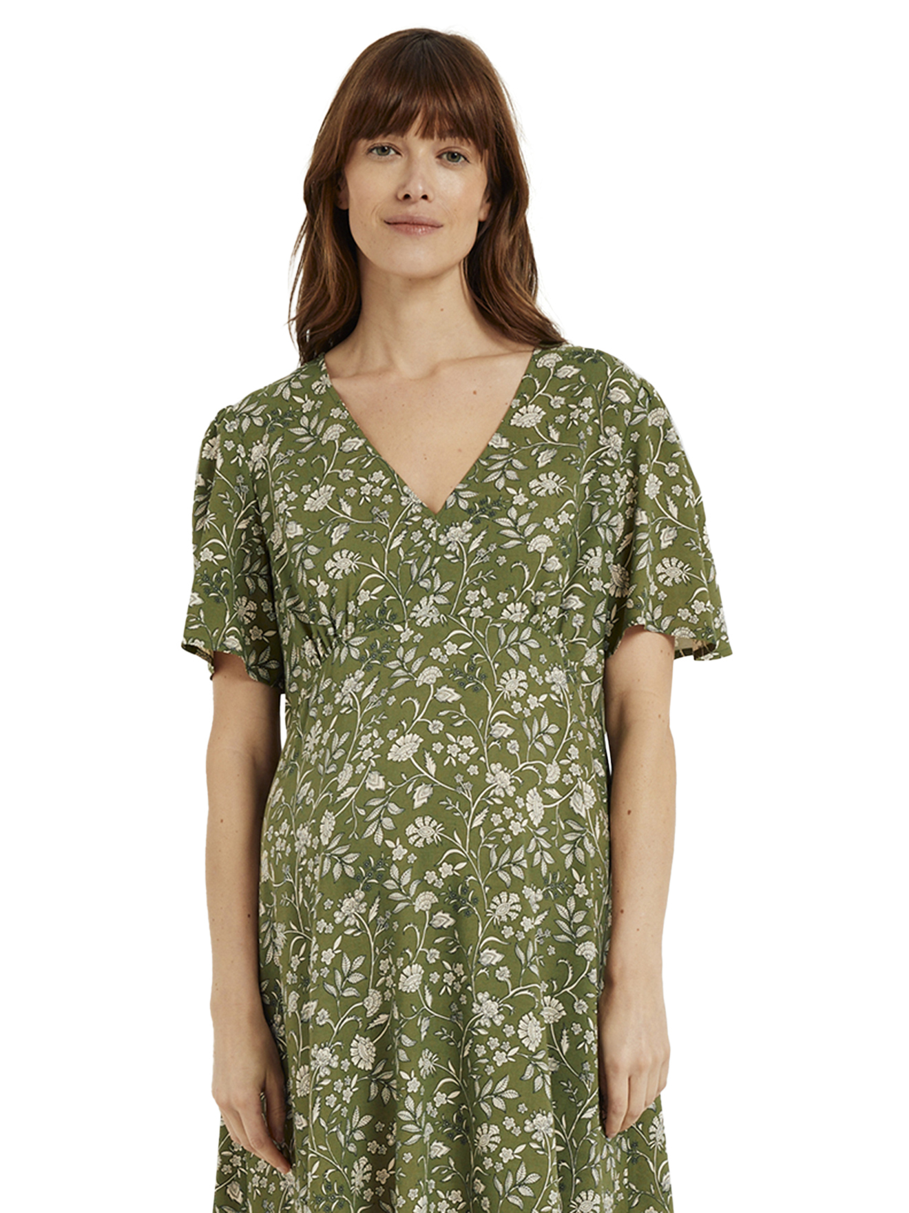 Robe courte fluide imprimée de grossesse, VERTBAUDET