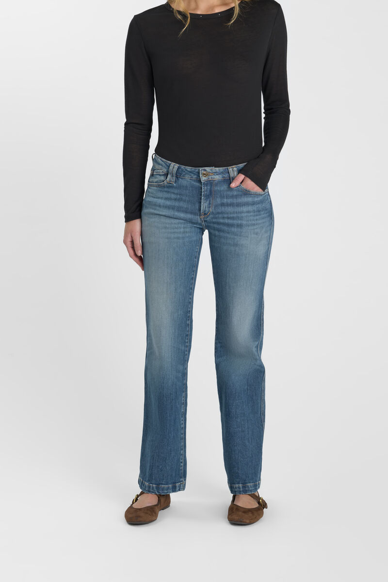 Jeans flare , longueur 34, LE TEMPS DES CERISES