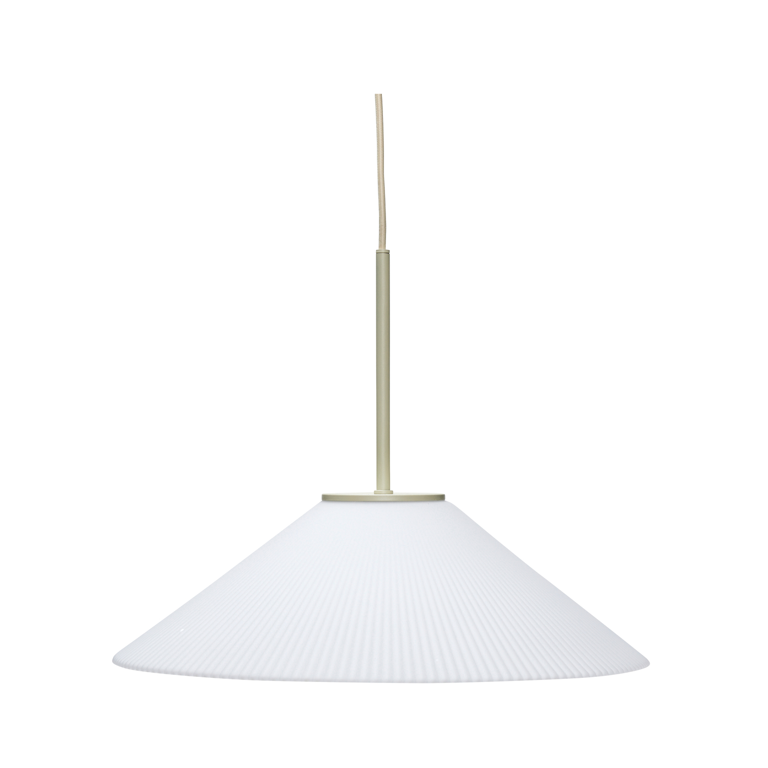 Lampe suspendue en verre et fer SOLID, HUBSCH