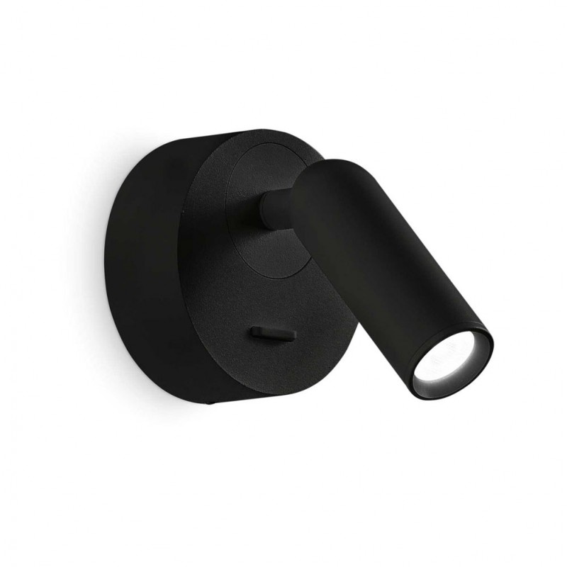 Applique De Chevet Noir Led Orientable Anne, MILLUMINE