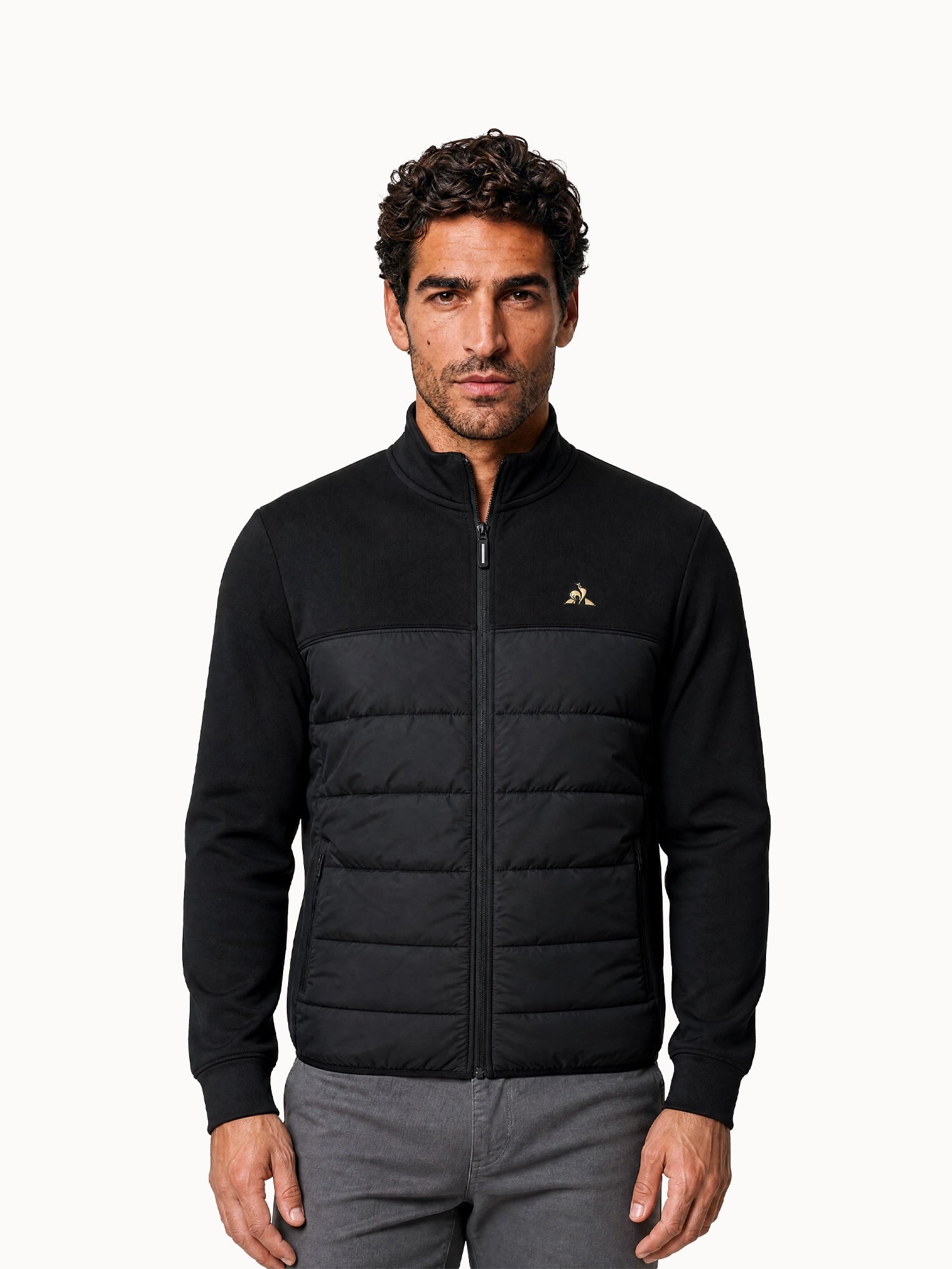 Veste zippée matelassée Coq d'Or en double face Coq d'Or, LE COQ SPORTIF