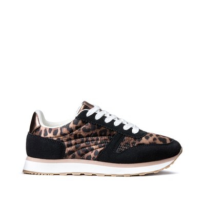 Sneakers retrò running, stampa leopardata LA REDOUTE COLLECTIONS
