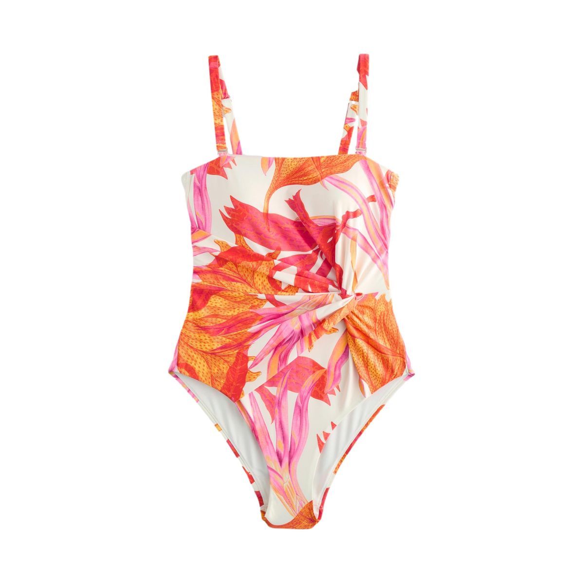 Maillot de bain bandeau gainant à torsade, NEXT