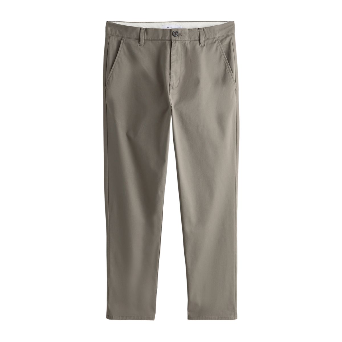 Pantalon chino stretch en coton majoritaire, NEXT