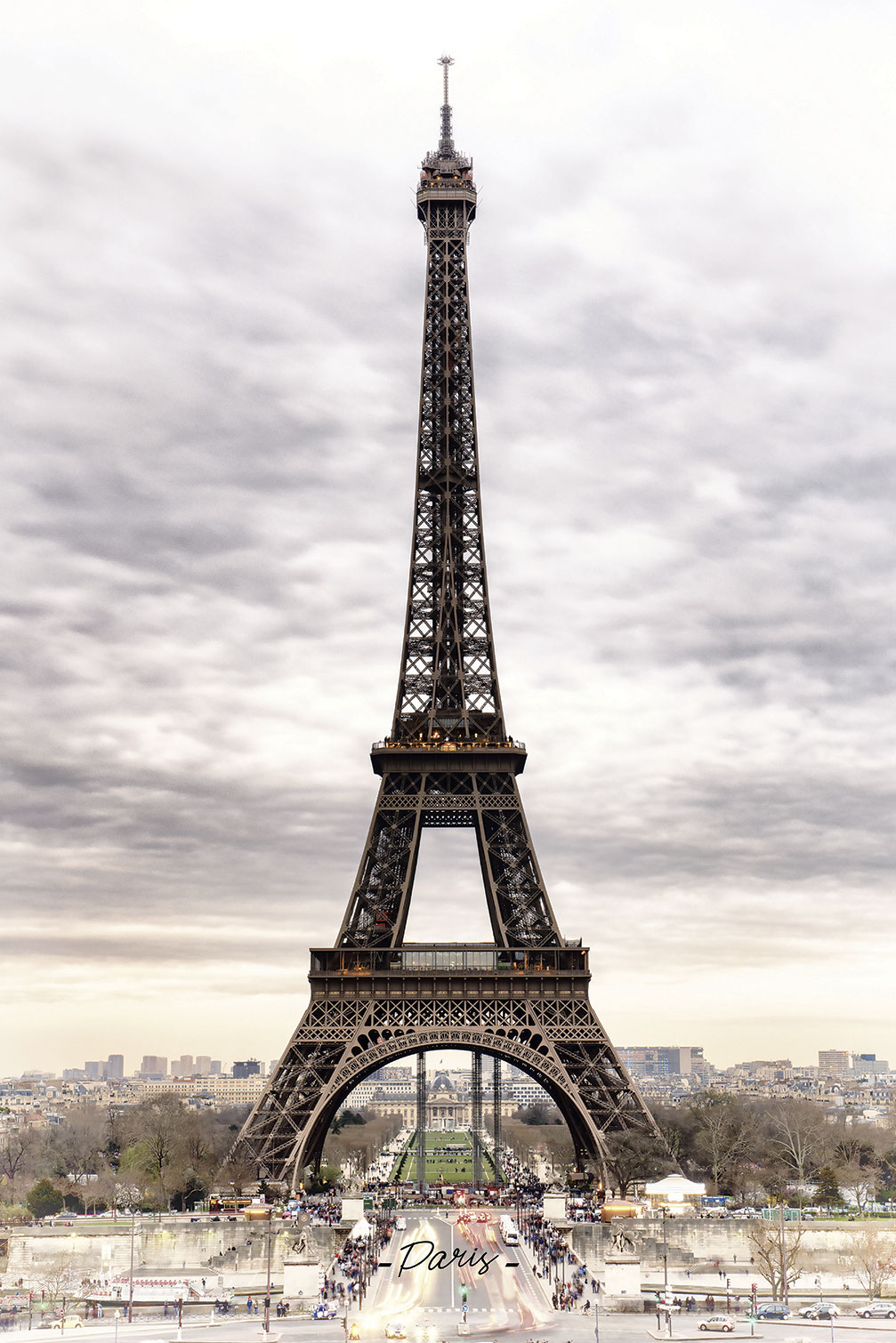Tableau paris sublime tour eiffel, HEXOA