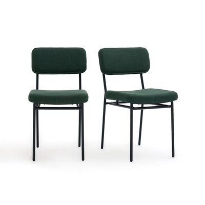 Комплект из 2-х стульев мягких, Joao LA REDOUTE INTERIEURS