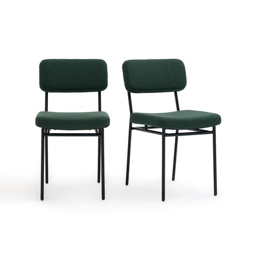 Set di 2 sedie imbottite, joao verde smeraldo La Redoute Interieurs