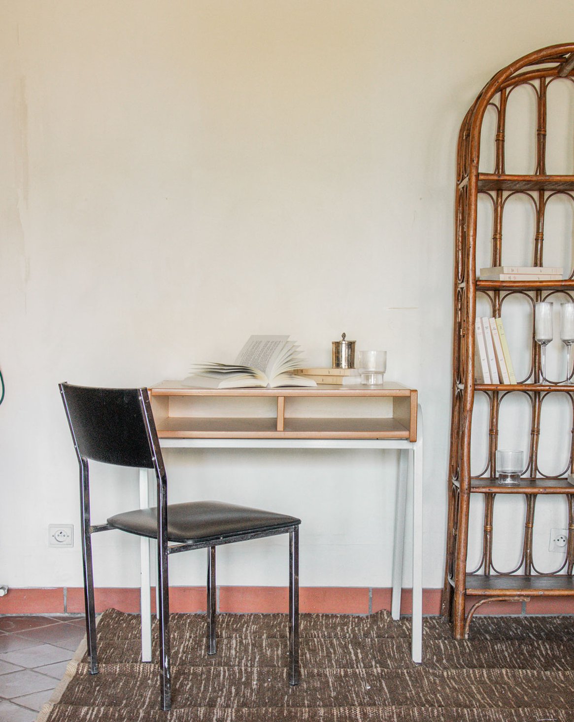 Bureau en bois et métal Yvan N°140 - Bon état, DEBONGOUT
