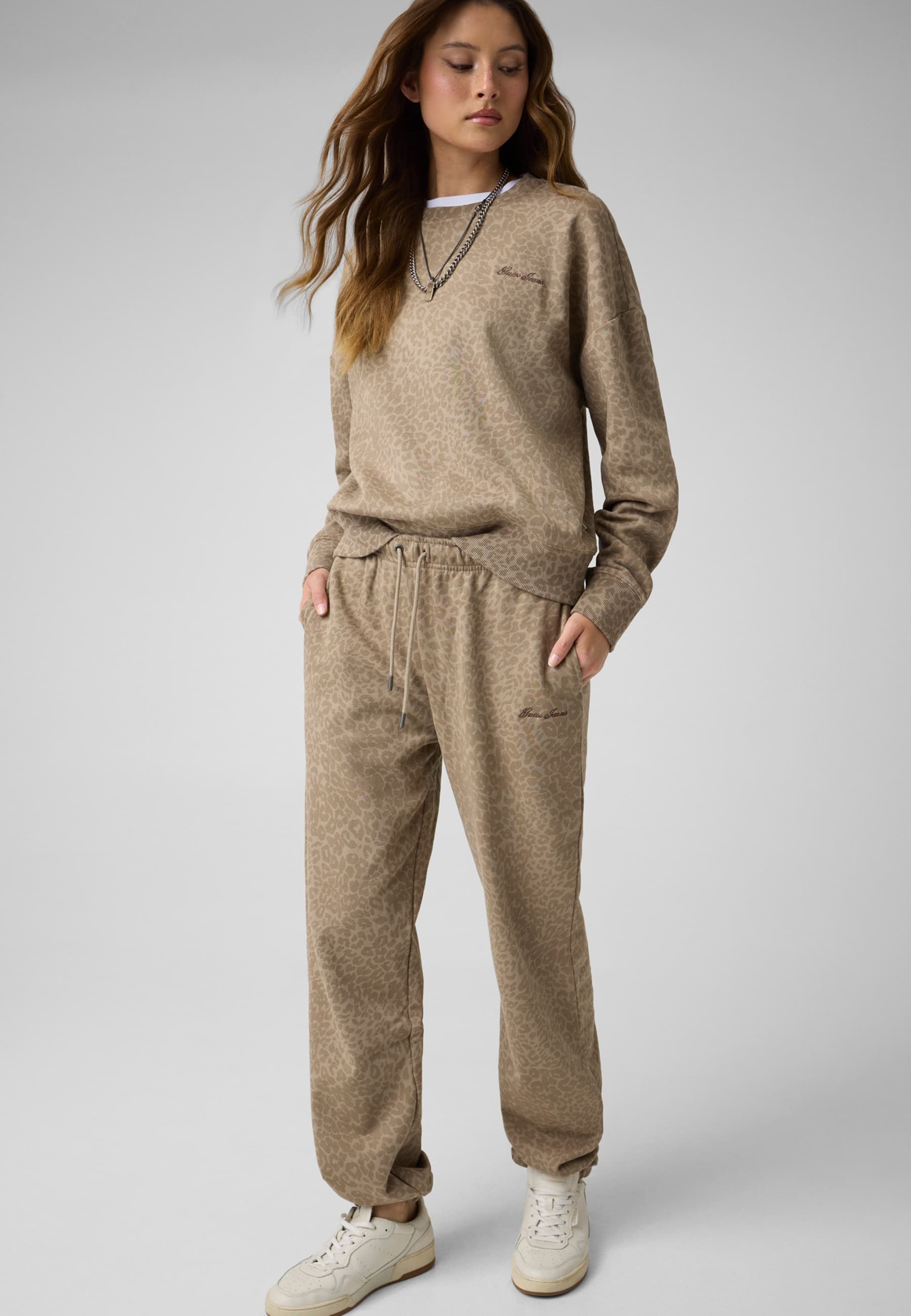 Pantalon De Jogging Relaxed Imprimé, GUESS JEANS