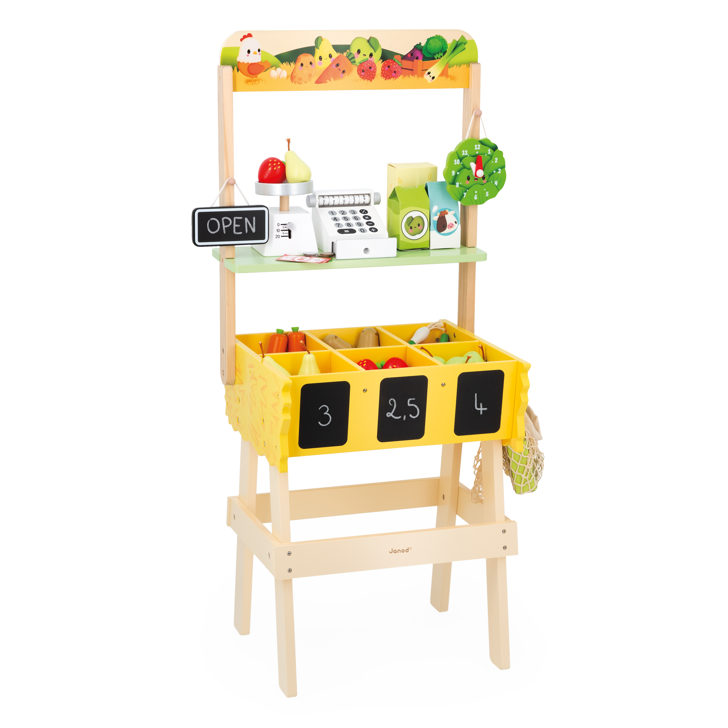 Stand de marché Ferme avec accessoires, JANOD