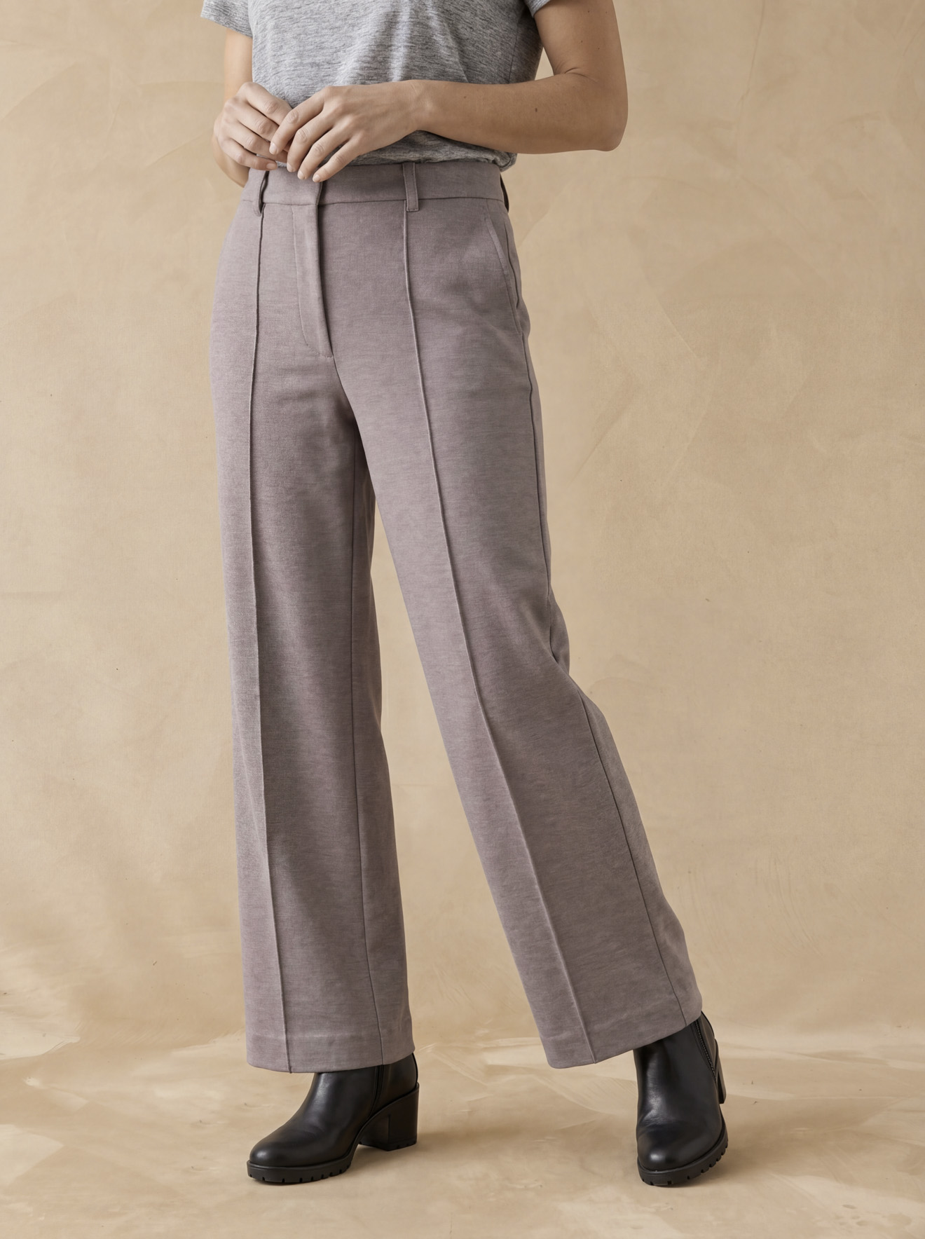 Pantalon droit long maille milano, DAXON