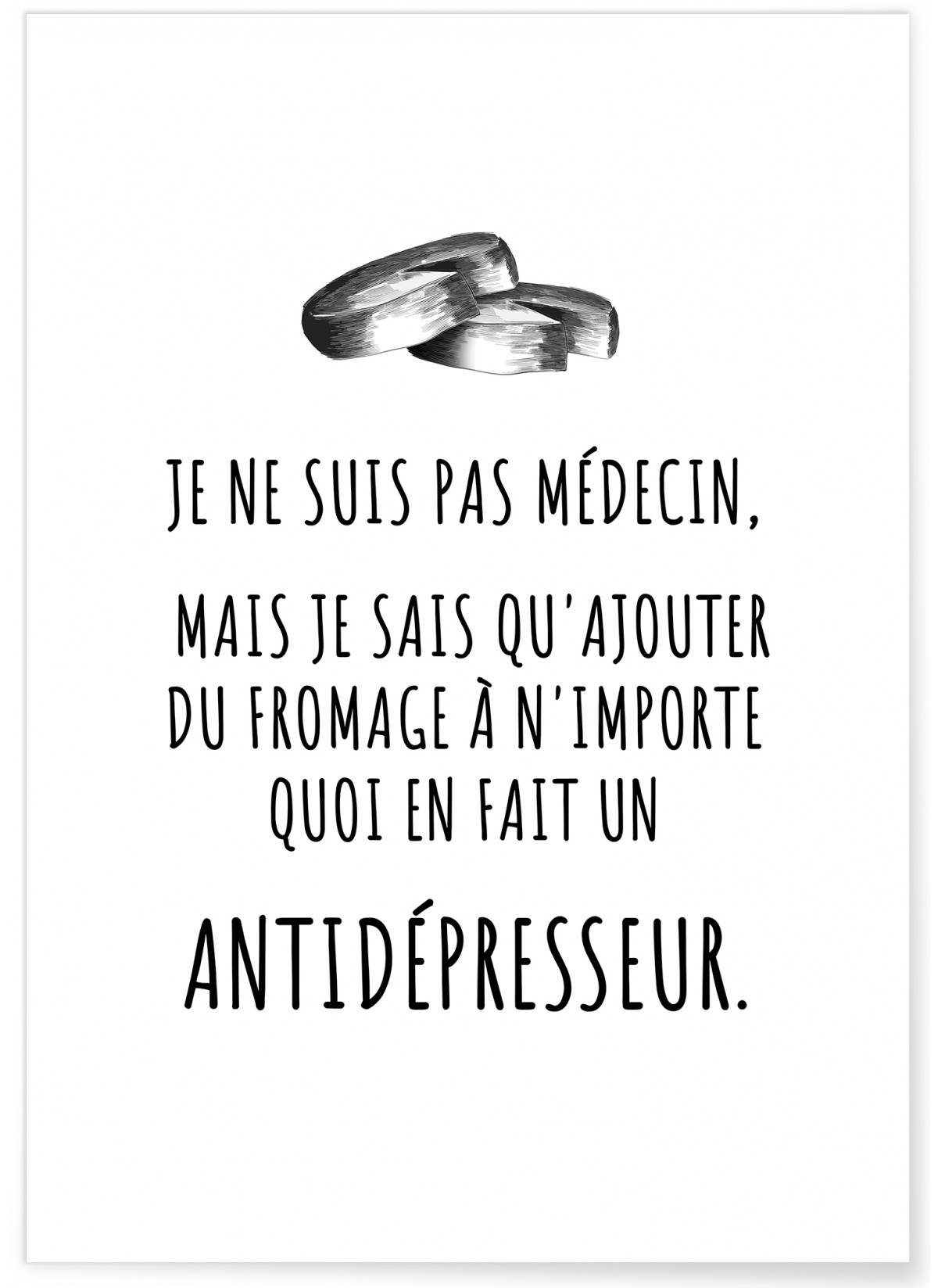 Affiche 'Je ne suis pas médecin...', L'AFFICHERIE